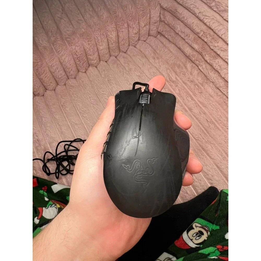 Razer Naga MMOG Gaming Mouse RZ01-0028 Wired 12 Thumb Button RGB